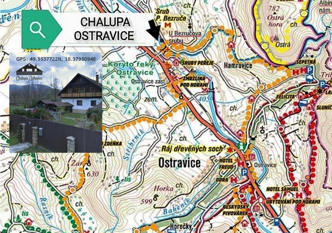 Chalupa Ostravice Esterno foto
